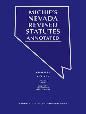 cover image of Michie's Nevada Revised Statutes Annotated